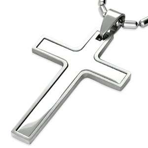 The Stainless Steel Jewellery Shop   Cross Pendant   Two 