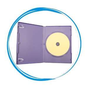    PURPLE   14mm Single Disc DVD Case   10 Cases