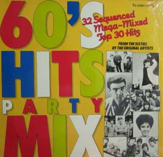 60’s Original Artists(Vinyl LP)60’S Hits Party Mix Telstar 8911 1 