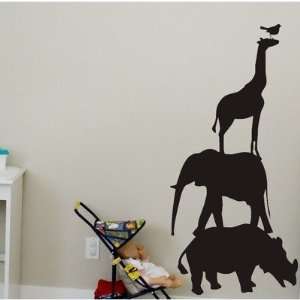  Chalkboard Animals Wall Decal Size 28 H x 13 W, Emailed 