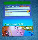 DOLLAR TREE GIFT CARD NO CASH VALUE BIRTHDAY PARTY BALLOONS 