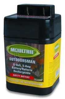 NEW MOULTRIE 6 Volt Rechargeable Safety Feeder Battery  
