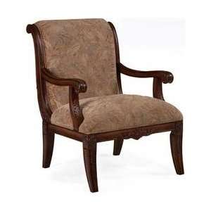  Alexandria Scroll Back Accent Chair: Furniture & Decor