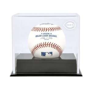 Deluxe MLB Baseball Cube Reds Logo Display Case  Sports 