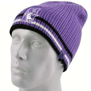  adidas Northwestern Wildcats Purple Knit Beanie Skull Cap 