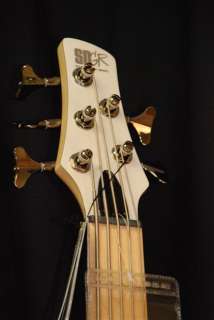 Ibanez SR305M White Sparkle maple bass guitar 5 string  