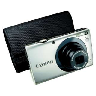 Canon PowerShot A3400 16MP Digital Camera Kit with Carrying Case and 