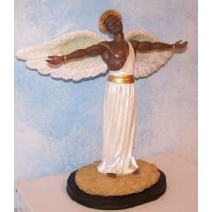  African American Angel Figurine entitled Feeling The 