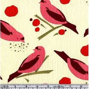  45 Wide Alexander Henry Bird Seed Pink Fabric By The 
