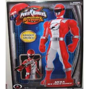   RANGERS   OPERATION OVERDRIVE   MEGA RED POWER RANGER BY BAN DAI Toys