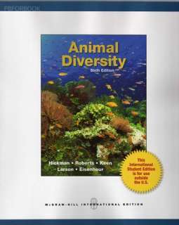 Animal Diversity by Hickman (6th International Edition) 9780073028064 