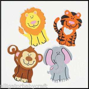 Safari Animal Magnet Craft Kit 4 Kids No Glue ABCraft  