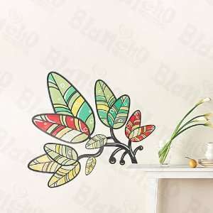  Florid Leaf   Wall Decals Stickers Appliques Home Decor 
