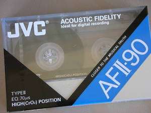 JVC AFII 90 Hi Bias Cassette Tapes for the Best Decks  