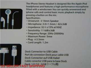 wall charger, car charger, USB sync cable, ear phones, audio splitter