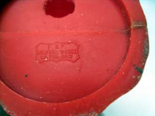 Red Plastic 5 1/8 Aunt Jemima Mammy Salt Shaker 1940s  
