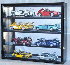 Holds 8 / 1:18 Scale Diecast Model Car Display Case Cabinet   Lockable