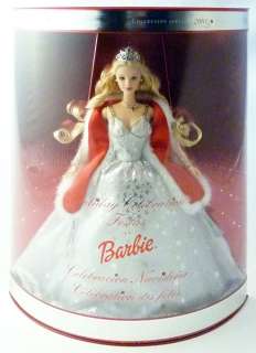   2001 Holiday Celebration Special Edition Barbie Collectible Doll Xmas