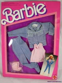 Barbie The JEANS LOOK 1987 #4335 Mode Jean New NRFP  