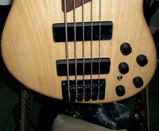   five 5 string Bass Active Pickups and EQ Bartolini MK 1 Swamp Ash Open