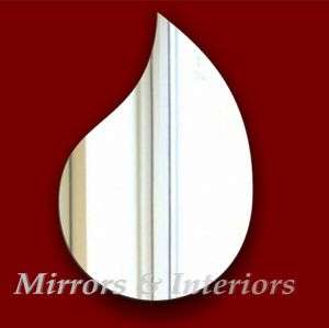 Acrylic STYLISH RAINDROP Mirror Bathroom Wall *3for2*  
