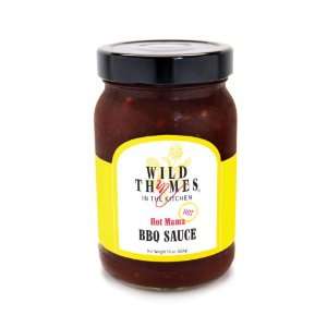 Wild Thymes Hot Mama BBQ Sauce  Grocery & Gourmet Food