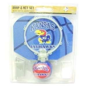  Kansas Jayhawks Basketball Hoop Set