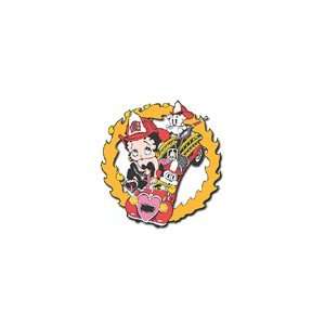  Betty Boop Lapel Pin Fire Engine Betty: Home & Kitchen