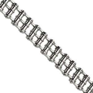  Mens Stainless Steel Bike Chain Bracelet Jewelry