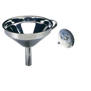 NEW S/S WINE DECANTING AERATOR FILTER FUNNEL STRAINER  