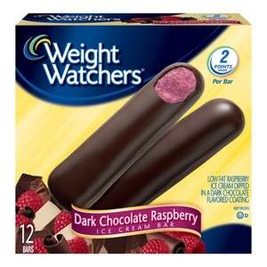   Site   Weight Watchers Dark Chocolate Raspberry Ice Cream Bar 12pk