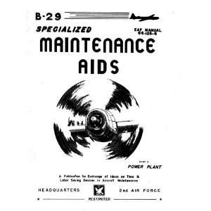  Boeing B 29 Aircraft Maintenance Aid Manual Boeing Books