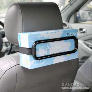 Car sun visor Tissue paper box holder Auto seat back accessories hold 