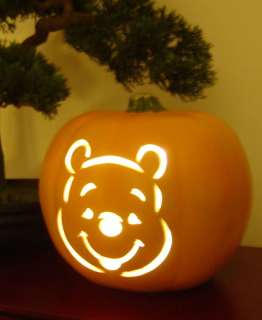 New Disney Halloween Pooh Lighted Carved Pumpkin  