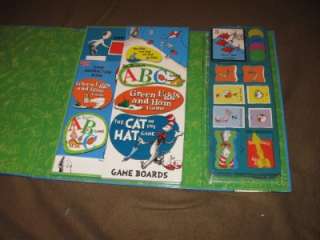 The Dr. Seuss 4 Game Treasury Game EUC cat in the hat  