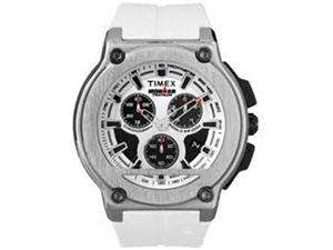   Timex Mens IRONMAN T5K352 White Resin Quartz Watch with White Dial