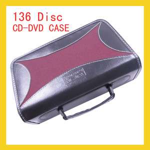 new 136 Disc CD DVD Wallet Holder DJ Storage Case Bag Album  