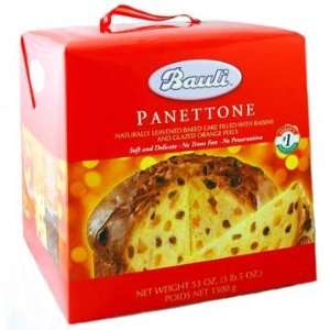 Bauli Classic Italian Panettone Cake  Grocery & Gourmet 