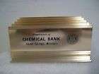 vintage chemical bank letter holder sweet springs missouri mo metal