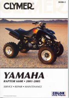 2001 2005 YAMAHA 660 RAPTOR CLYMER REPAIR MANUAL  
