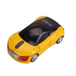  2.4G Yellow Car Wireless Mouse