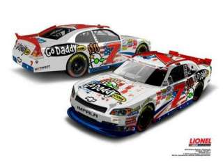 DANICA PATRICK 2012 #7 GODADDY NASCAR AMERICAN SALUTE 124 ACTION 