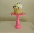 Bubble gum hot pink mini wood cupcake stand or cake pop