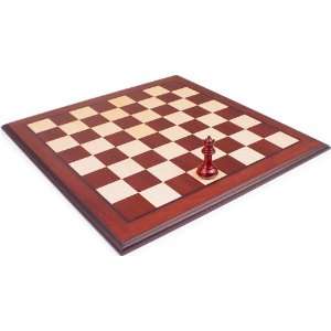  Bud Rosewood & Maple Chess Board with Molded Edge   2.125 