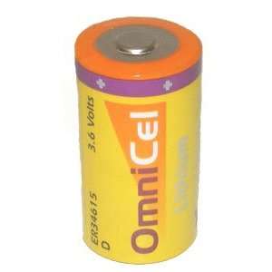  OmniCel Primary Lithium thionyl chloride Battery D Size 3 