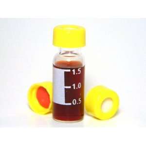 Chromatography Clear Vials and Yellow Screw Caps Kit Target 100 of 