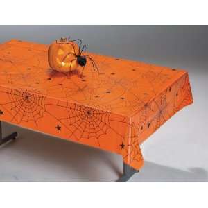  Halloween Clear Plastic Table Covers   Spider Web 