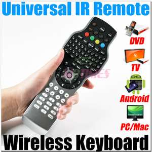 PC TV IPTV Universal Learning Remote Control + Wireless Keyboard 