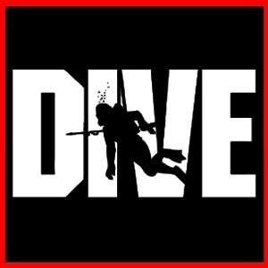 DIVE (Scuba Diving Air Tank Rebreather) DIVER T SHIRT  