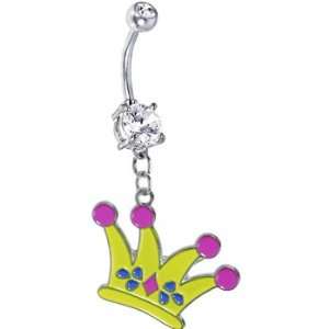  Royal Crown Belly Ring Jewelry